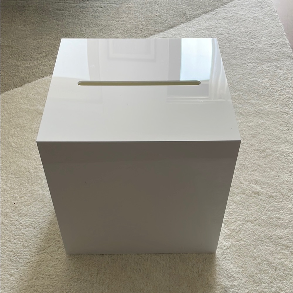 White Party Card Box